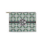 Geometric Circles Zipper Pouch - Small - 8.5"x6" (Personalized)