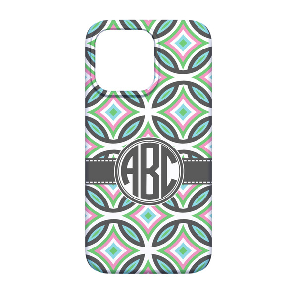 Geometric Circles iPhone 13 Case - Back
