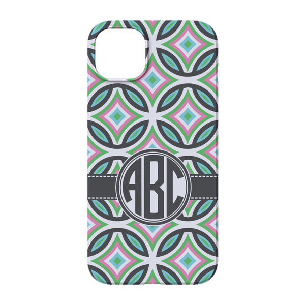 Geometric Circles iPhone 14 Pro Case - Back