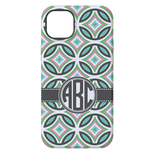 Geometric Circles iPhone 14 Pro Max Tough Case - Back