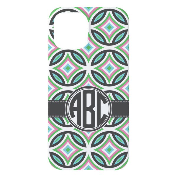 Geometric Circles iPhone 15 Pro Max Case - Back