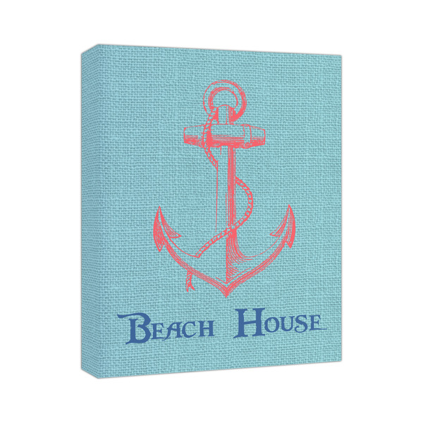 Custom Chic Beach House Canvas Print - 11x14