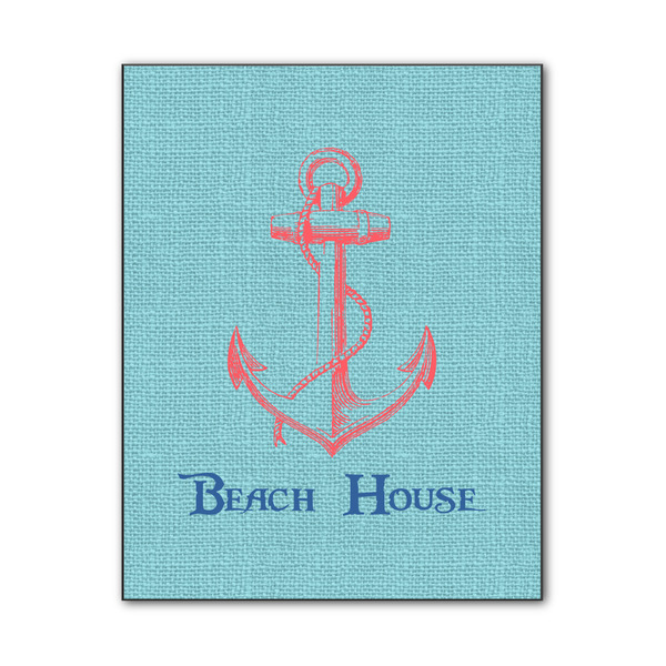 Custom Chic Beach House Wood Print - 11x14