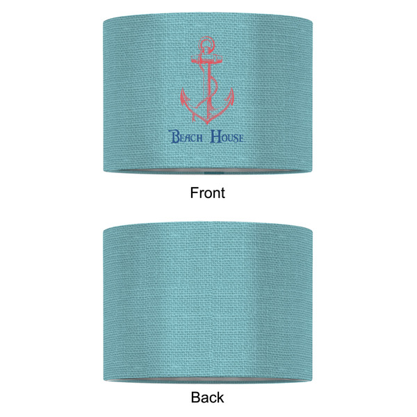 Chic Beach House 12" Drum Lampshade - APPROVAL (Fabric)