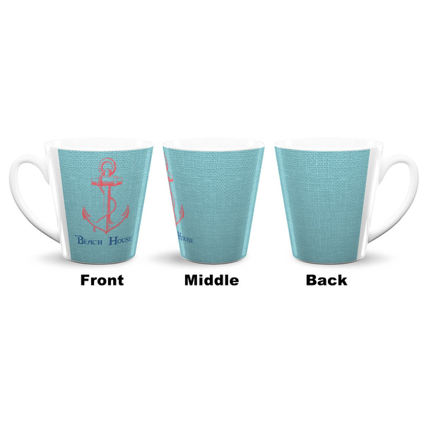 Chic Beach House 12 Oz Latte Mug - Approval