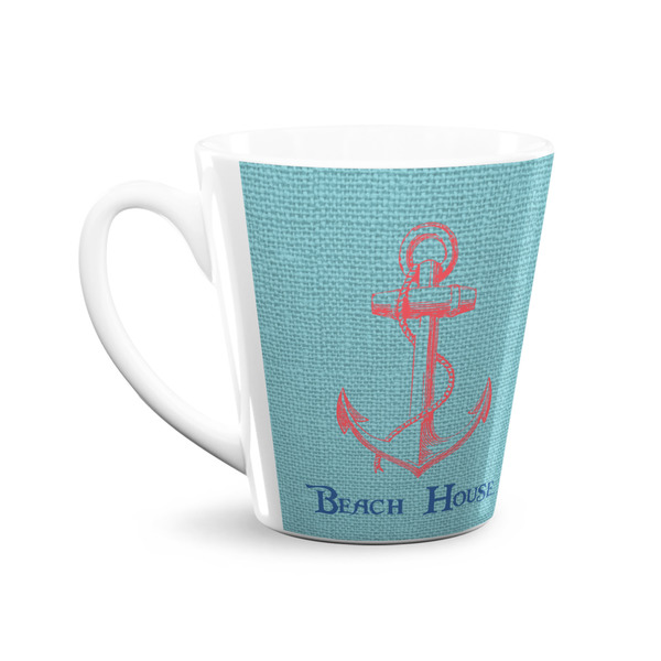 Chic Beach House 12 Oz Latte Mug - Front