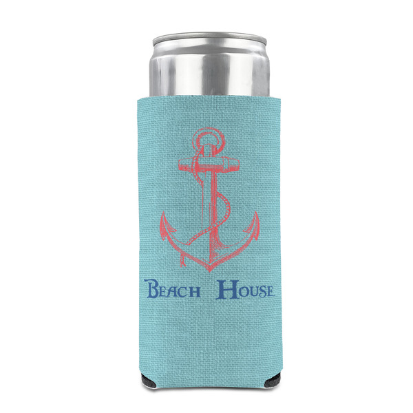 Chic Beach House 12oz Tall Can Sleeve - FRONT (on can)