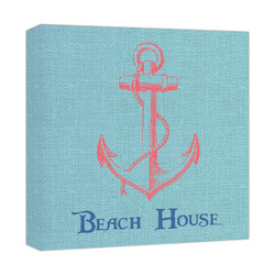 Chic Beach House Canvas Print - 12x12