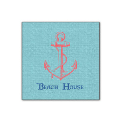 Chic Beach House Wood Print - 12x12