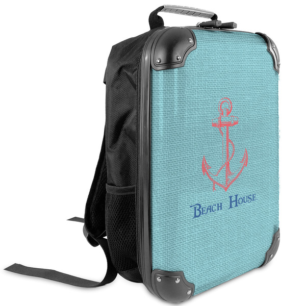 Custom Chic Beach House Kids Hard Shell Backpack