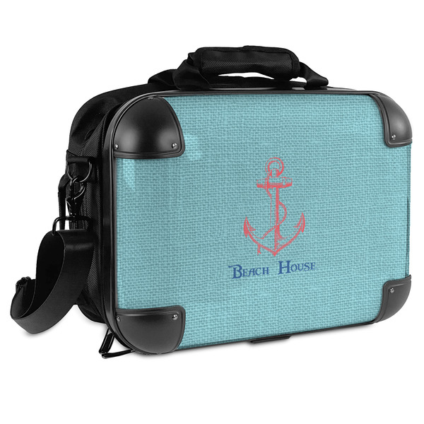 Custom Chic Beach House Hard Shell Briefcase - 15"