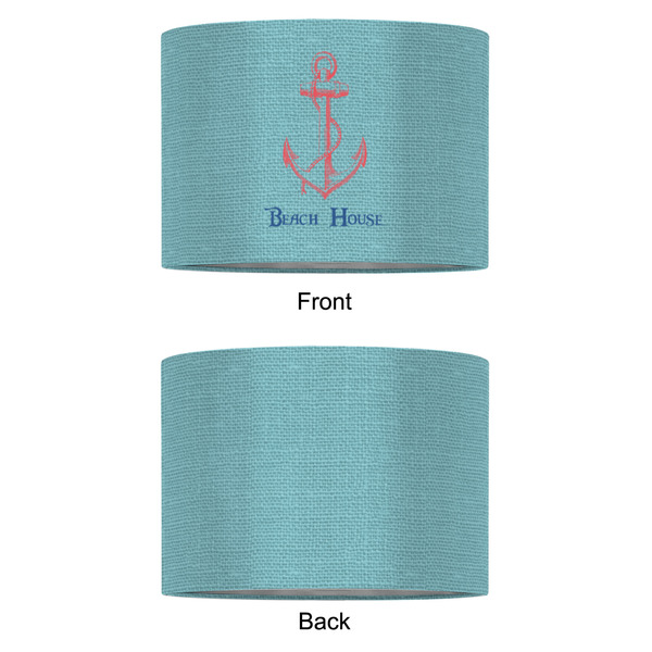 Chic Beach House 16" Drum Lampshade - APPROVAL (Fabric)