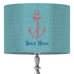 Chic Beach House 16" Drum Lamp Shade - Fabric