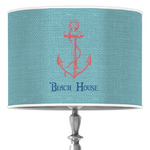 Chic Beach House Drum Lamp Shade