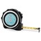 Chic Beach House 16 Foot Black & Silver Tape Measures - Front