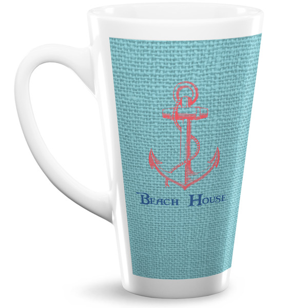 Custom Chic Beach House 16 Oz Latte Mug