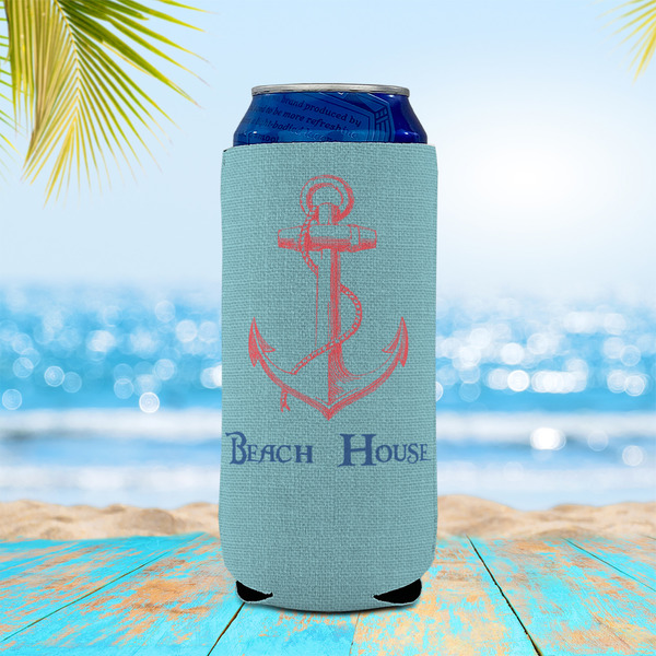 Chic Beach House 16oz Can Sleeve - LIFESTYLE