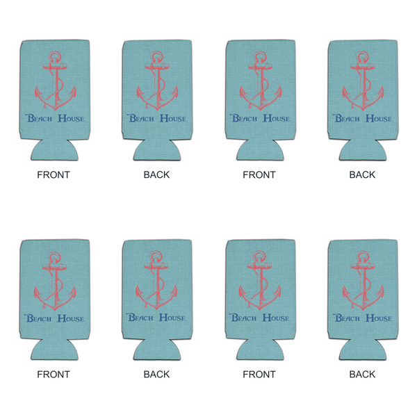 Chic Beach House 16oz Can Sleeve - Set of 4 - APPROVAL