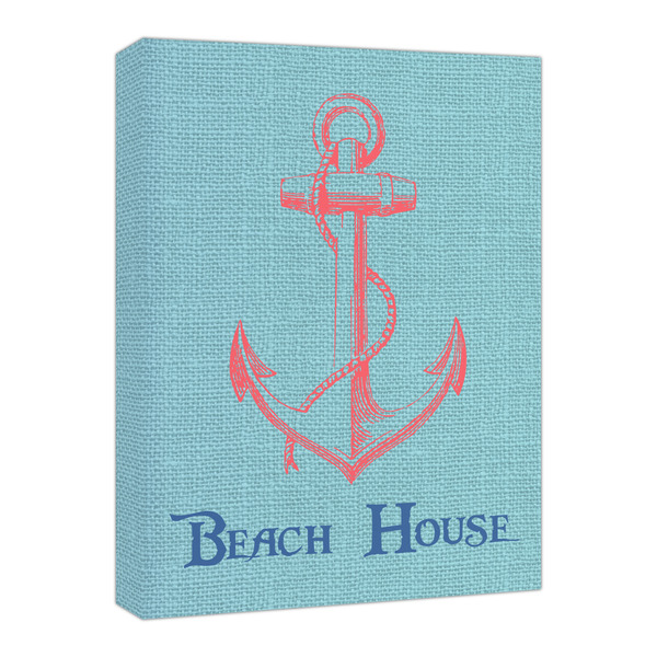Custom Chic Beach House Canvas Print - 16x20
