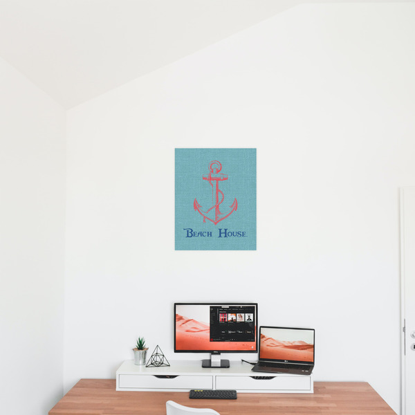 Chic Beach House 16x20 - Matte Poster - On the Wall