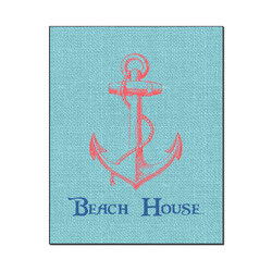 Chic Beach House Wood Print - 16x20