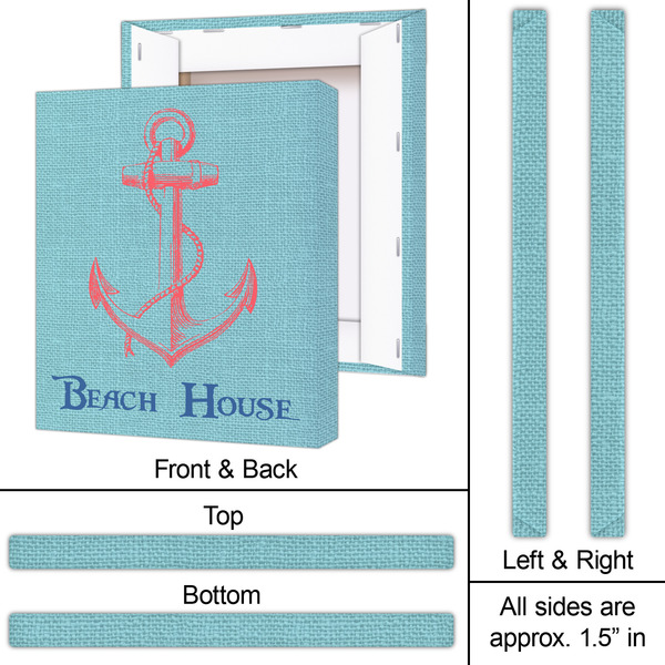 Chic Beach House 20x24 - Canvas Print - Approval