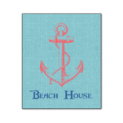 Chic Beach House Wood Print - 20x24