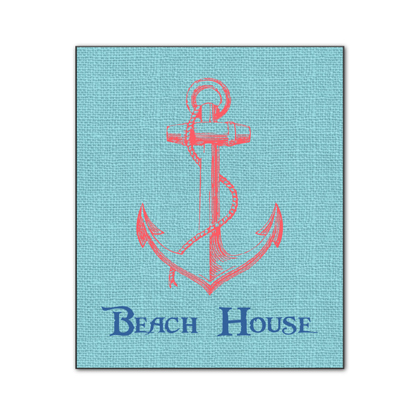 Custom Chic Beach House Wood Print - 20x24