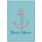 Chic Beach House Wood Print - 20x30