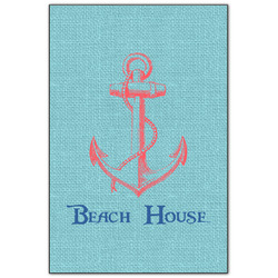 Chic Beach House Wood Print - 20x30