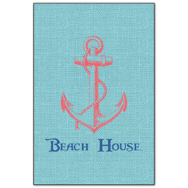 Custom Chic Beach House Wood Print - 20x30