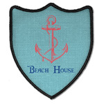 Chic Beach House Iron On Shield Patch B