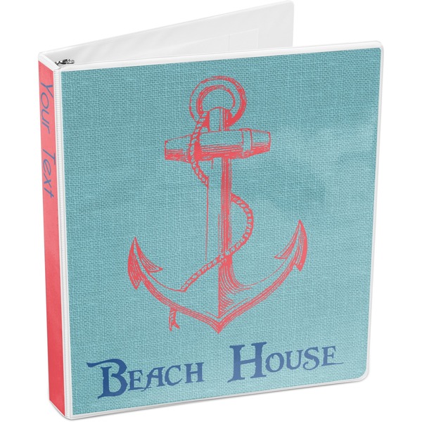 Chic Beach House 3-Ring Binder 3/4 - Main