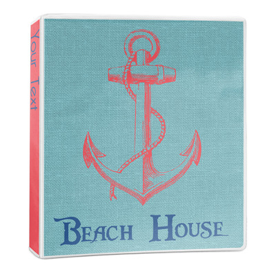 Chic Beach House 3-Ring Binder - 1 inch