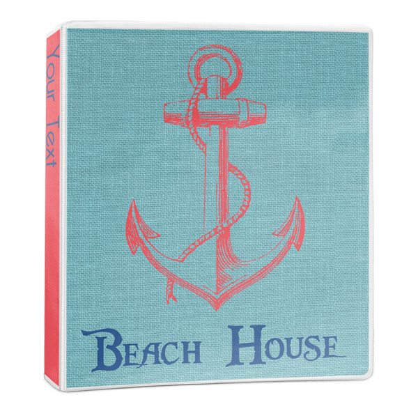 Chic Beach House 3-Ring Binder Main- 1in