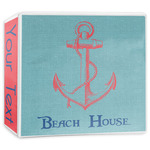 Chic Beach House 3-Ring Binder - 3 inch