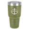 Chic Beach House 30 oz Stainless Steel Ringneck Tumbler - Olive - Front