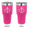Chic Beach House 30 oz Stainless Steel Ringneck Tumblers - Pink - Double Sided - APPROVAL