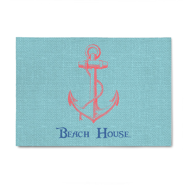 Custom Chic Beach House 4' x 6' Patio Rug