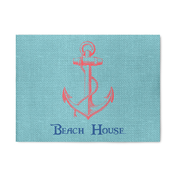 Custom Chic Beach House 5' x 7' Patio Rug