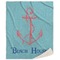 Chic Beach House 50x60 Sherpa Blanket