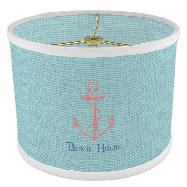 Chic Beach House 8" Drum Lampshade - ANGLE Poly-Film