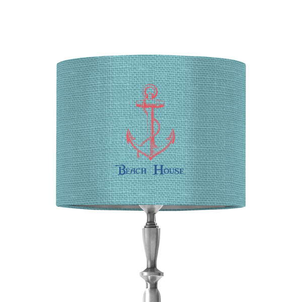 Custom Chic Beach House 8" Drum Lamp Shade - Fabric