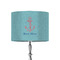 Chic Beach House 8" Drum Lampshade - ON STAND (Fabric)