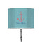 Chic Beach House 8" Drum Lampshade - ON STAND (Poly Film)
