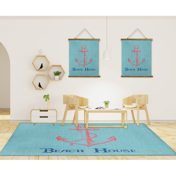Chic Beach House 8'x10' Indoor Area Rugs - IN CONTEXT