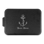 Chic Beach House Aluminum Baking Pan with Black Lid