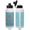 Chic Beach House Aluminum Water Bottle - White APPROVAL
