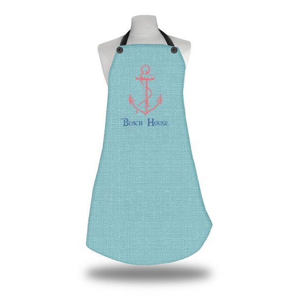 Chic Beach House Apron on Mannequin