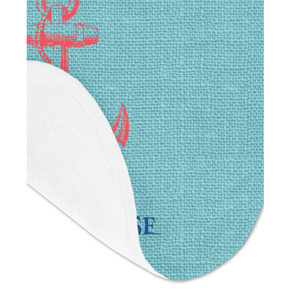 Chic Beach House Baby Bib - AFT detail